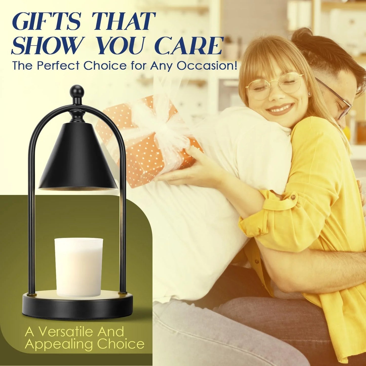 Home Decor Electric Candle Warmer Lamp, Black