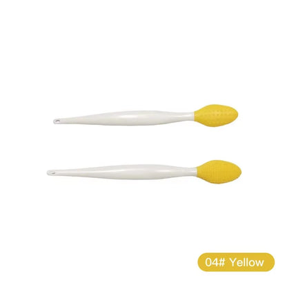 Skin Care Lip Exfoliating Facial Cleansing Face Scrub Nose Clean Brush Blackhead Remove Silicone Double-Sided Skin Care Tool